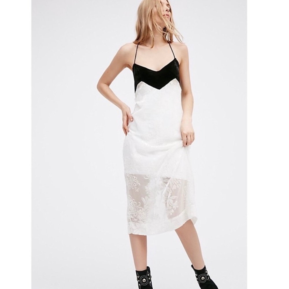 NWT Free People Ivory Love All Day Maxi Slip Dress - Picture 5 of 11